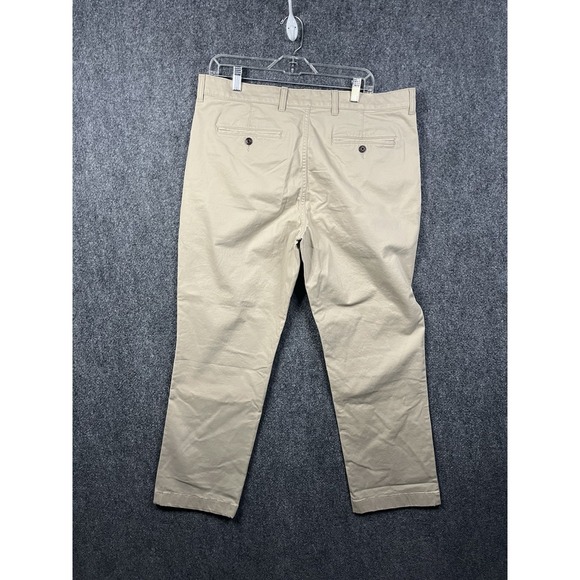 LLBean Standard Fit Chinos Khaki Men Straight Leg Cotton Spandex Pants‎ 36x30 - Picture 9 of 13